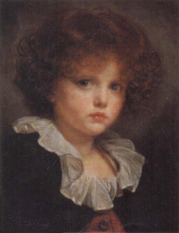 Jean Greuze Boy in Red Waistcoat Spain oil painting art